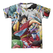 3D футболка Герои аниме One Piece