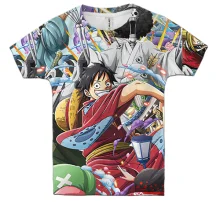 Детская 3D футболка Герои аниме One Piece