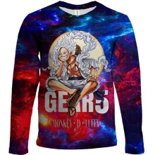 Детский 3D лонгслив Monkey D Luffy - One Piece, Gear 5