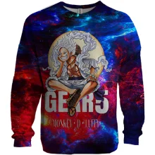 3D свитшот Monkey D Luffy - One Piece, Gear 5