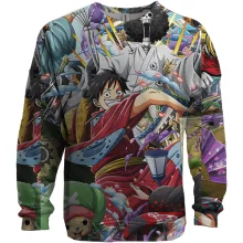 3D свитшот Герои аниме One Piece