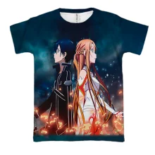 3D футболка Кіріто и Асуна - Sword art Online