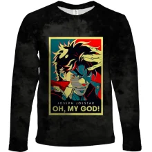 Детский 3D лонгслив Joseph Joestar, Oh My GOD - JoJo
