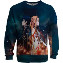 3D свитшот Кирито и Асуна - Sword art Online