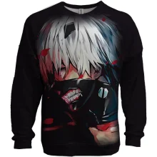 3D свитшот Кен Канеки - Tokyo Ghoul
