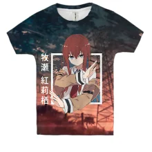 Детская 3D футболка Kurisu Makise - Steins;Gate