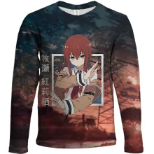 Детский 3D лонгслив Kurisu Makise - Steins;Gate
