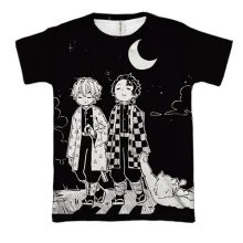 3D футболка Зеницу, Танджиро и Иноске - Demon Slayer: Kimetsu no Yaiba