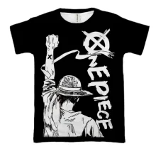 3D футболка Луффи, манга - OnePiece