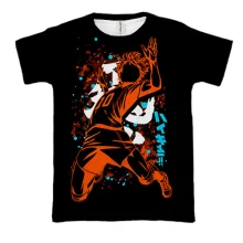 3D футболка Атакующий силуэт Сёё Хинаты - HAIKYUU!!