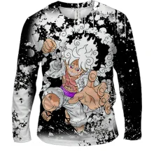 Мужской 3D лонгслив Luffy 5 Gear