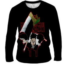 Мужской 3D лонгслив Кенпачи Зараки - Bleach