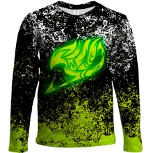Детский 3D лонгслив FAIRY TAIL logo green