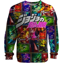 3D свитшот JoJo's, странички манги