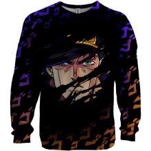 3D свитшот Лицо Джотаро - JOJO`S BIZARRE ADVENTURE