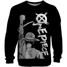 3D свитшот Луффи, манга - OnePiece