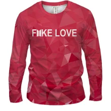 Мужской 3D лонгслив Fake love BTS