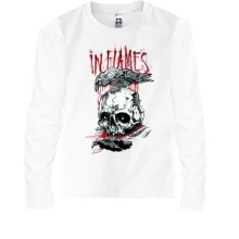 Детский лонгслив In Flames (с черепом)