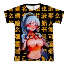 3D футболка Kamisato Aika - Genshin Impact