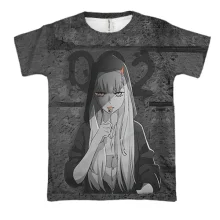 3D футболка Zero Two, Меланхолия