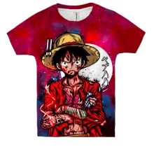 Детская 3D футболка Луффи - One Piece, Большой Куш