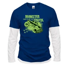 Комбинированный лонгслив Monster Trucks