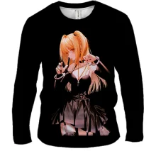 Мужской 3D лонгслив Misa Amane - Death Note