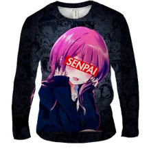 Мужской 3D лонгслив Anime (Senpai)