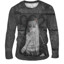 Мужской 3D лонгслив Zero Two, Меланхолия