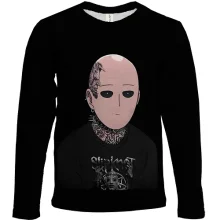 Детский 3D лонгслив Saitama, Slipknot - OnePunchMan