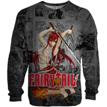 3D свитшот Erza Scarlet - Fairy Tail