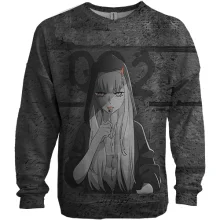 3D свитшот Zero Two, Меланхолия