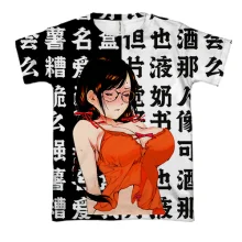 3D футболка Цубаса Ханэкава - Monogatari series