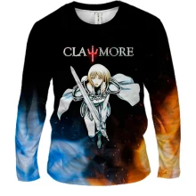 Мужской 3D лонгслив Клэр - Claymore