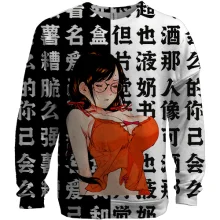 3D свитшот Цубаса Ханэкава - Monogatari series