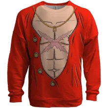 3D свитшот Одежда Луффи - OnePiece