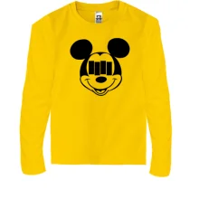 Детский лонгслив Black Flag Mickey Style