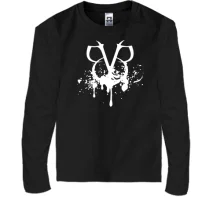 Детский лонгслив Black veil brides (брызги)