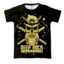 3D футболка Deep Rock Galactic - Danger Darkness Dwarves