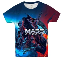 Дитяча 3D футболка Mass Effect, art