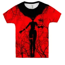 Детская 3D футболка Dead by Daylight, ghost