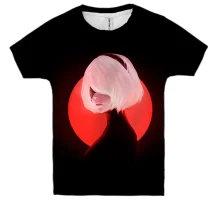 Детская 3D футболка 2B Nier Black