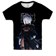 Детская 3D футболка Nier - 2B