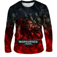 Чоловічий 3D лонгслів Warhammer 40000 - Dawn Of War