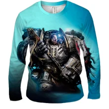 Мужской 3D лонгслив Gray Knights - WH40k