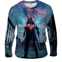 Мужской 3D лонгслив Devil May Cry 5