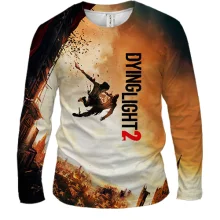 Мужской 3D лонгслив Dying Light 2