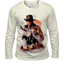 Мужской 3D лонгслив Red dead Redemption 2 Art