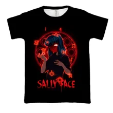 3D футболка Салли и символы - SALLY FACE