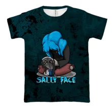 3D футболка Грустный Салли - SALLY FACE